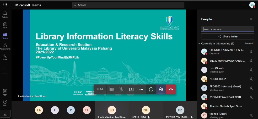 Information Literacy Skills (Sesi Petang)